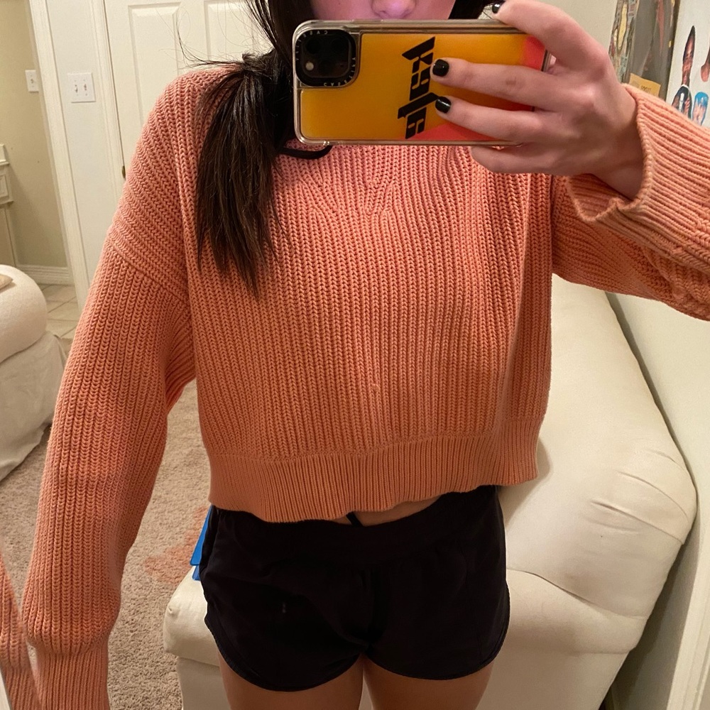 Alexander Wang peach sweater